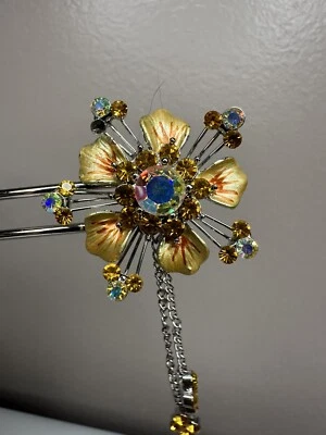 令人惊叹(日本 Kanzashi Bekko-like)和服发夹发饰 Up-Do — 第 1/4 张图片