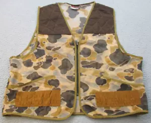 Vintage Black Sheep Shooting Vest Mens Extra Large Mesh Camo Hunting Made in USA - Picture 1 of 8