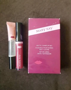 Neu Mary Kay Matte & Shine Lip Set - Rose Pink & Lip Oil 175886  - Bild 1 von 1