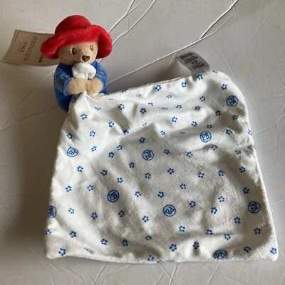 Manta de seguridad M&S Paddington Bear blanca edredón Nunu felpa nueva Foto 1 de 4