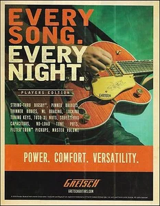 Gretsch Players Edition Chet Atkins guitar 2016 advertisement 8 x 11 ad print - Picture 1 of 3