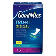 GoodNites 37137 Unisex L/XL Size Disposable Diapers -  White
