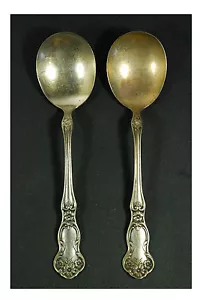 Vintage Simeon & George H. Rogers Company Suppenlöffel Menge 2 - Bild 1 von 3