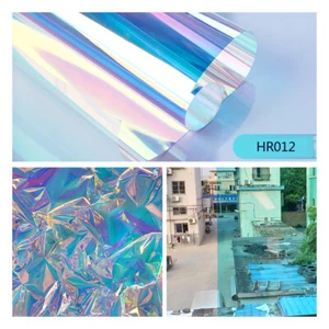 10m/20m/30m Rainbow Dichroic Window Film Iridescent Glass Home Decor window tint - Picture 1 of 10