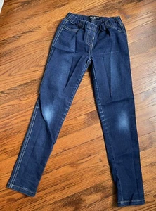 Mini Boden Girl's Pull-On Denim Jegging Skinny Pant size 11y EUC Dark Wash - Picture 1 of 4