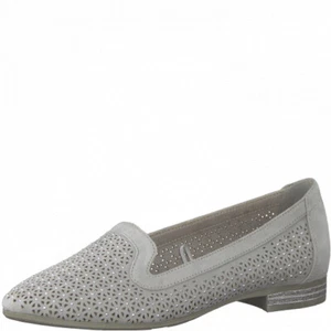 Jana Women Ballerina Slipper Pumps Shoes Grey - Picture 1 of 3