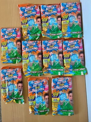 Huge Lot of Hasbro Nerf Toys Better Than Balloons Splash Water Pods - Image 1 of 2