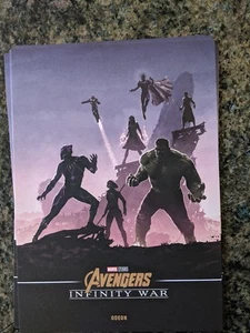 Marvel Avengers Infinity War Odeon Exclusive 44 Size Movie Poster Black Panther - Picture 1 of 1