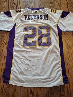 Camiseta Reebok Adrian Peterson Minnesota Vikings Juvenil Talla XL Niños NFL FUTBOL Foto 1 de 4