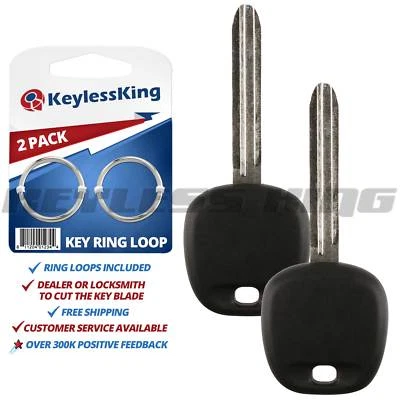 Fits 2007 2008 2009 2010 Toyota FJ Cruiser Remote Chip Key TOY44D-PT 4D-67 2x - Image 1 of 4