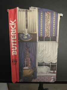 BUTTERICK CRAFT PATTERN 231  WINDOW TREATMENTS NETTLE CREEK UNCUT VINTAGE   - Picture 1 of 4