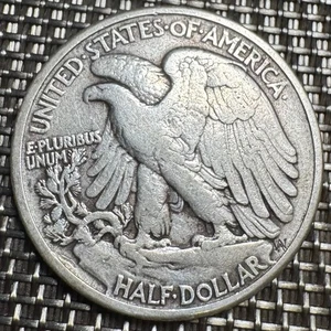 PIECE DE 50 CENTS WALKING LIBERTY. HALF DOLLAR 1942 EN ARGENT (1331) - Foto 1 di 2