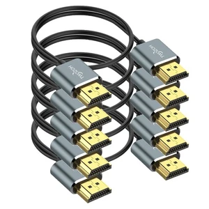 Slim 4K Long HDMI Cable 15FT 5 Pack, Ultra Thin & Flexible Skinny HDMI to HDM... - Picture 1 of 7