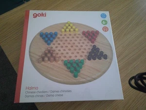 GOKI MADERA DAMAS CHINAS HALMA NUEVO Y PRECINTADO CORREO GRATIS REINO UNIDO - Imagen 1 de 3