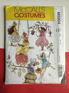 McCalls 5904 Muster Mädchen Blumenfee Prinzessin Kostüme Größe 6-7-8 neu ungeschnitten - Bild 1 von 2