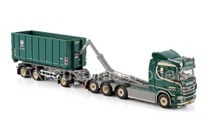 WSI MODELS 01-4183 1/50 Olaf Jensen SCANIA R NORMAL CR20N 8X2 TRIDEM RIGED TRUCk - Picture 1 of 6