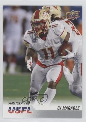 2023 Upper Deck USFL CJ Marable #19 - Image 1 of 2