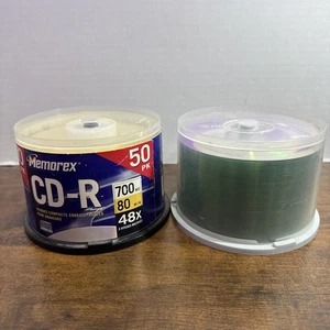 Memorex CD-R 50er Pack 52x 700MB 80Min + Fujifilm 50 Stück CD-R 80 Min 700 MB 100 CDS - Bild 1 von 4
