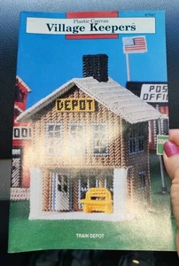 Annies Village Keepers Plastic Canvas Patterns Drug Store Post Office Victorian  - Picture 1 of 8