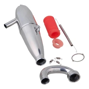 Exhaust Pipe Tube 1:8 RC Car Dual Exhaust Joint Tubing for HPI for HSP Buggy - Picture 1 of 3