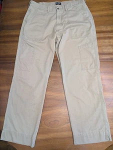 Pantaloni Vintage Polo Ralph Lauren Jeans Co Uomo 36x34 Campo Militare Cargo Baggy * - Foto 1 di 16