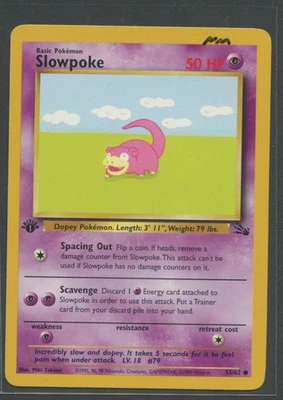 Slowpoke 1. Edition | Fossil 55/62 | Pokemon Karte Englisch NM Flegmon 1999 WOTC - Bild 1 von 3