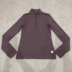 Top deportivo Vuori para mujer talla XS Elderberry Halo Essential media cremallera VW284 - Imagen 1 de 10