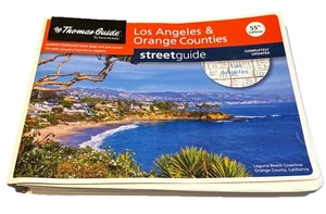 The Thomas Guide Los Angeles & Orange Counties 55th Edition 2019 Good Shape - Imagen 1 de 4