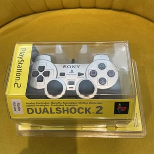 Sony Playstation 2 Official Dualshock 2 Controller Sliver New Sealed - Picture 1 of 11