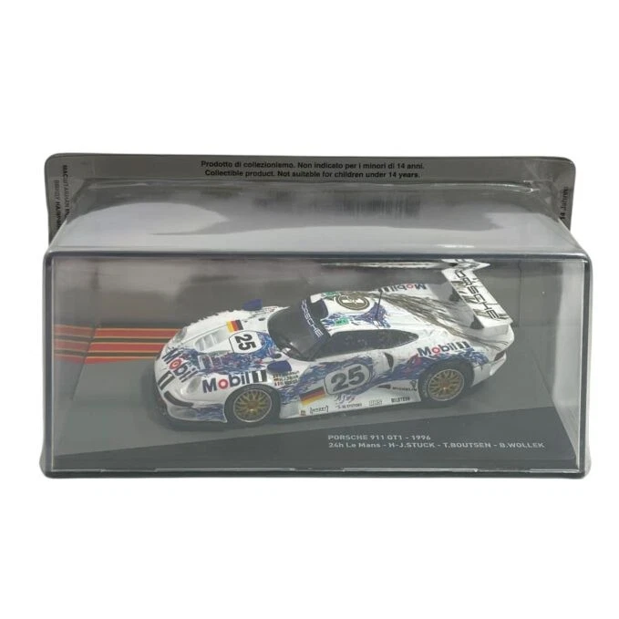Modellino Auto Ex Magazine 1/43 Porsche 911 GT1 24h LeMans 1996 #25 - Immagine 1 di 1