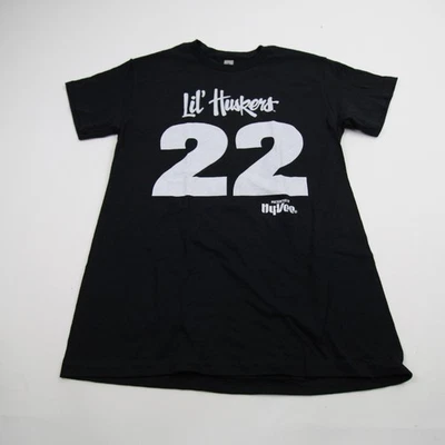 Nebraska Cornhuskers Gildan Heavy Cotton Short Sleeve Shirt Men's Black New - Image 1 of 4