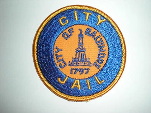 PARCHE DE LA CÁRCEL DE LA CIUDAD DE BALTIMORE, MARYLAND - PEQUEÑO - Imagen 1 de 1