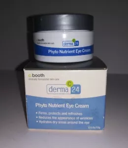C. Booth Derma C 24 crema occhi fito-nutriente 0,5 oz riduttore rughe/idrata - Foto 1 di 4