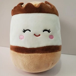 Squishmallows Carmelita S’more Plush 5” Stuffed Food Toy Marshmallow Smore Tan - Picture 1 of 10