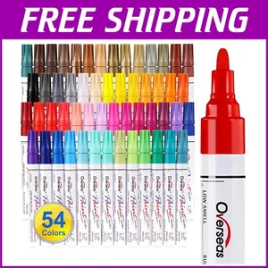 Quick-Drying Multicolor Paint Marker Pens – Waterproof for Crafts & Art Projects - Picture 1 of 9