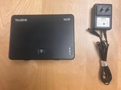YEALINK IP DECT PHONE W52P BASE - w/ Power Cord - Image 1 of 2