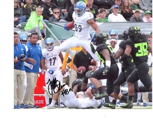 Foto de fútbol americano 8x10 firmada autografiada por Josh Oliver San Joe State Spartans b - Imagen 1 de 1