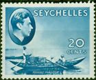 Seychellen 1938 20c blau SG140 fein MM