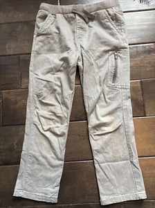 Andy & Evan Boys Gray Stretch-Waist Drawstring Pants Size 6 Preowned - Picture 1 of 3