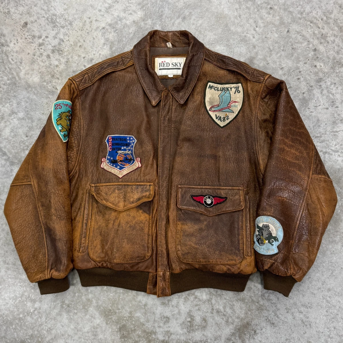 Avirex A2 Flight Jacket In Men'S Coats & Jackets for sale - eBay