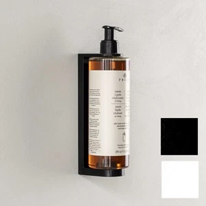 GFL Wandhalterung Prija Anyah schwarz weiß kleben schrauben Seifenspender - Bild 1 von 13