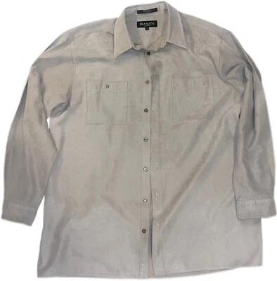 Camisa con botones Brandini para hombre XL alta Foto 1 de 4