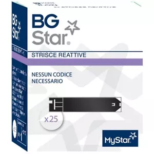 BGStar Strisce Reattive Glicemia 25 Pezzi - Foto 1 di 1