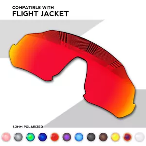 Venta al por mayor Lente de repuesto polarizada para Oakley Flight Jacket OO9401 Gafas de sol - Imagen 1 de 20