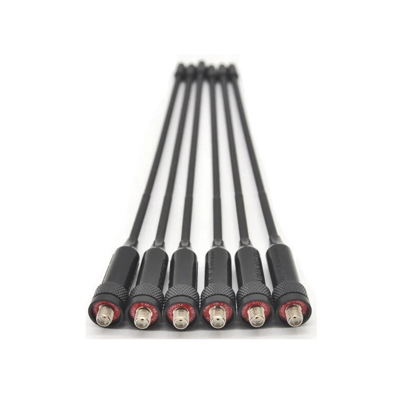 6x Dual Band SMA-Female Antenna for Wouxun Two Way Radio, KG-UVD1P KG-816 KG-819 - Image 1 of 4