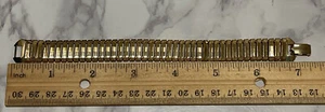 Vintage Gold Tone Bracelet Jewelry XD-63 - Picture 1 of 4