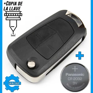 LLAVE SE ADAPTA A OPEL CORSA ANTARA ASTRA H ZAFIRA B+ CR2032 + COPIA DE LA LLAVE - Imagen 1 de 10