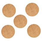 Set of 5 Coconut Fiber Mulch Mats for Plant Beautification and Control