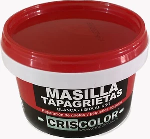 Masilla Tapagrietas blanca lista para uso 300gr CrisColor. - Imagen 1 de 1