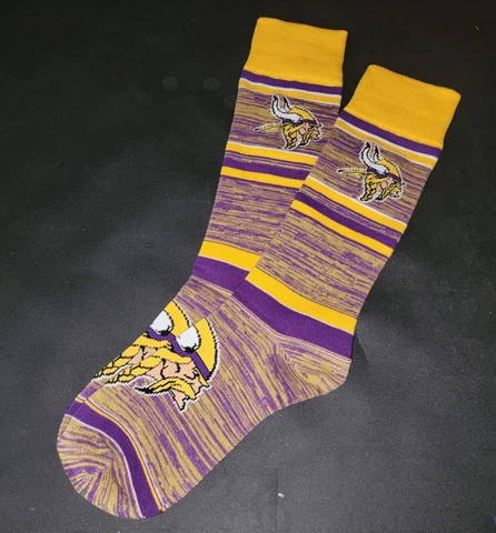Minnesota Vikings NFL Dress Crew Socks Cover